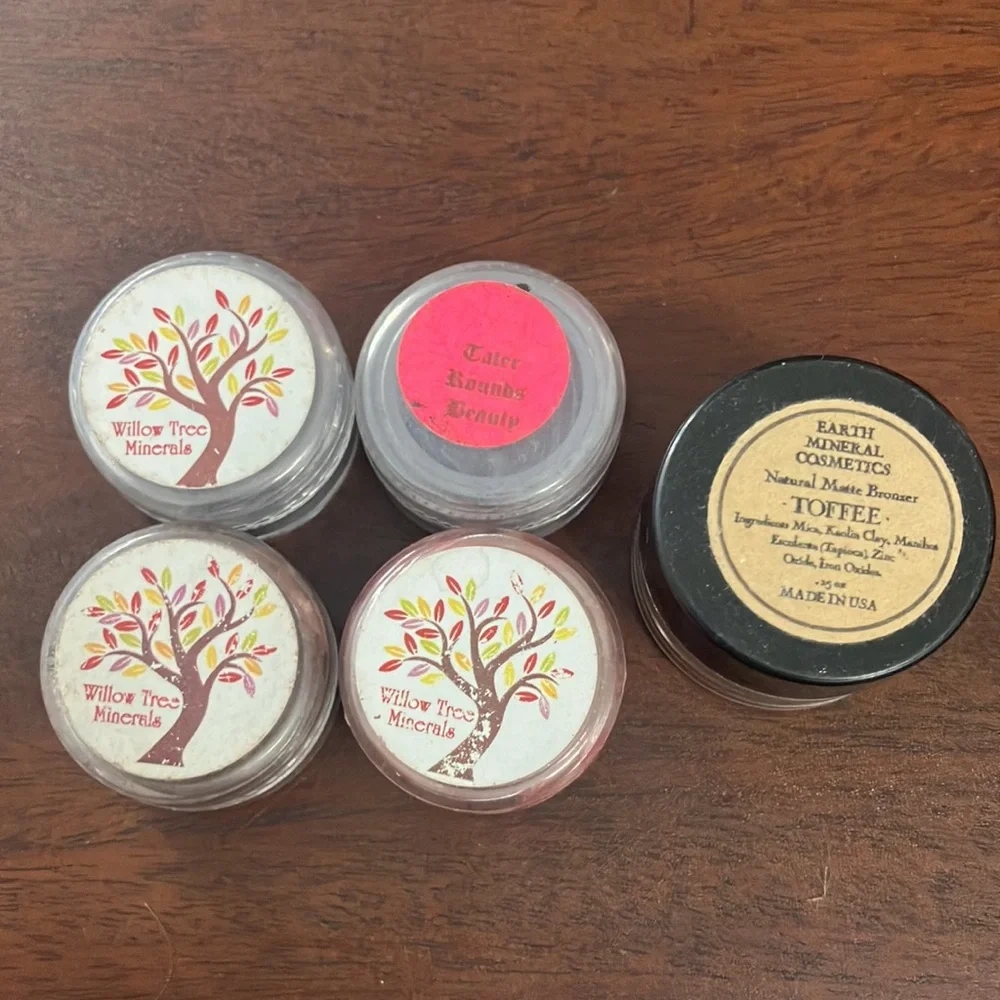 Lot of 4 Loose Etsy Eyeshadows & Bronzer / Highlighter Matte Shimmer